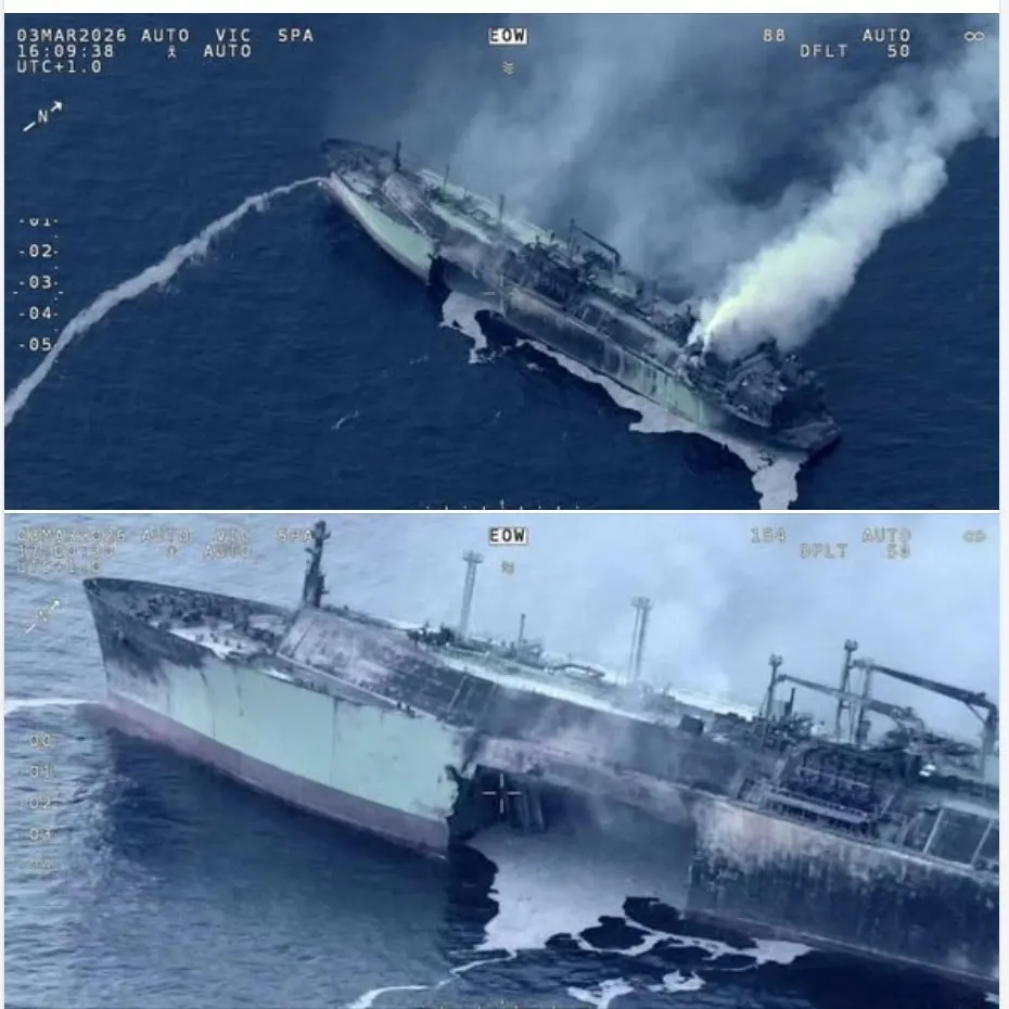 У Середземному морі вибухнув російський газовий танкер: Москва звинувачує Україну