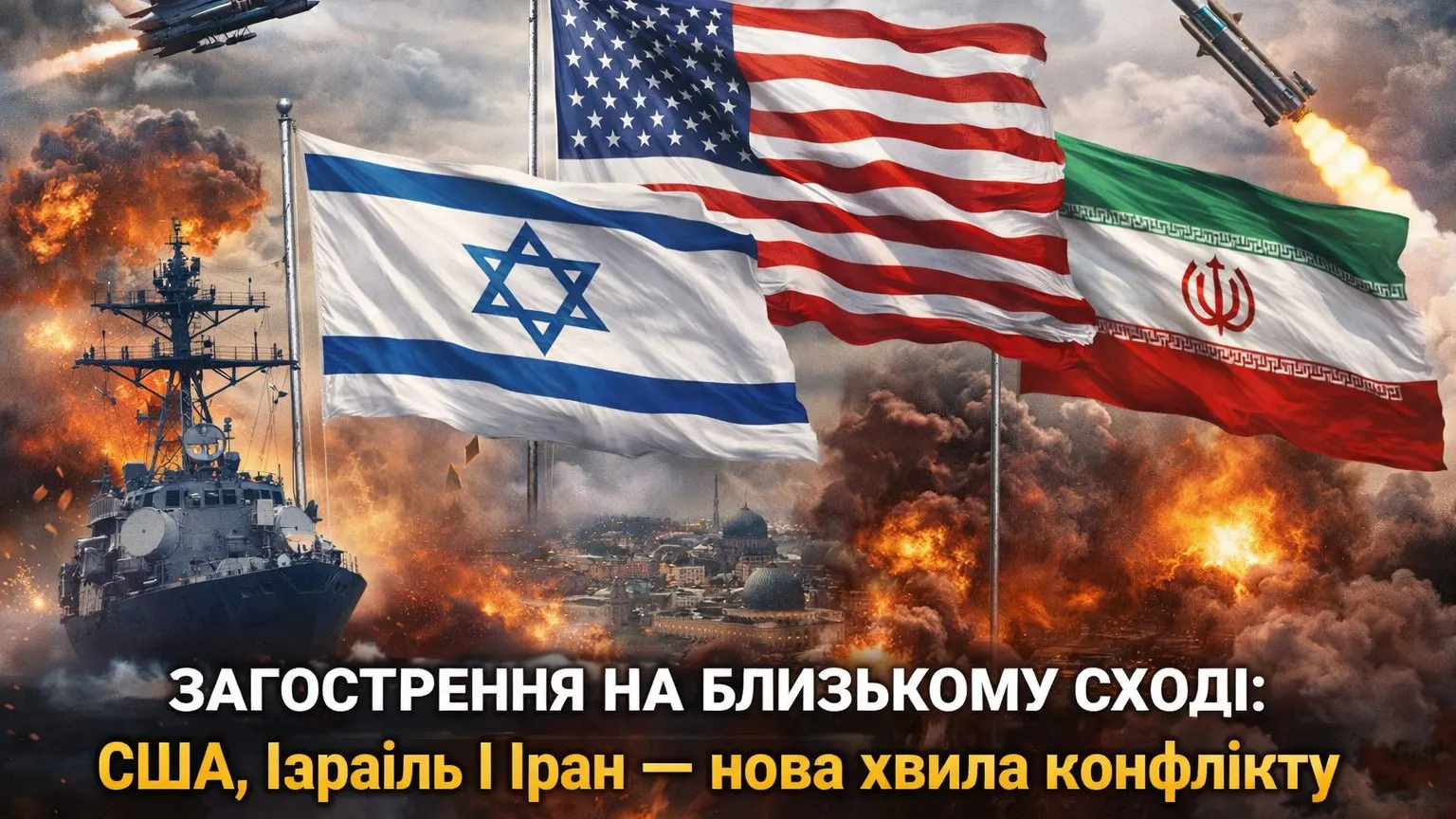 Загострення на Близькому Сході: США, Ізраїль та Іран — що відомо про нову хвилю конфлікту
