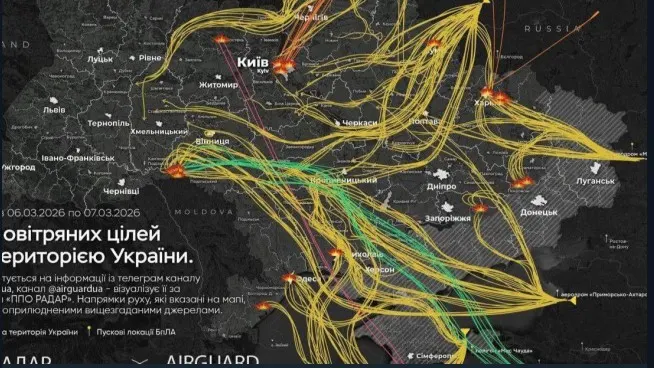 Масована нічна атака по Україні: основною ціллю стала енергетична інфраструктура