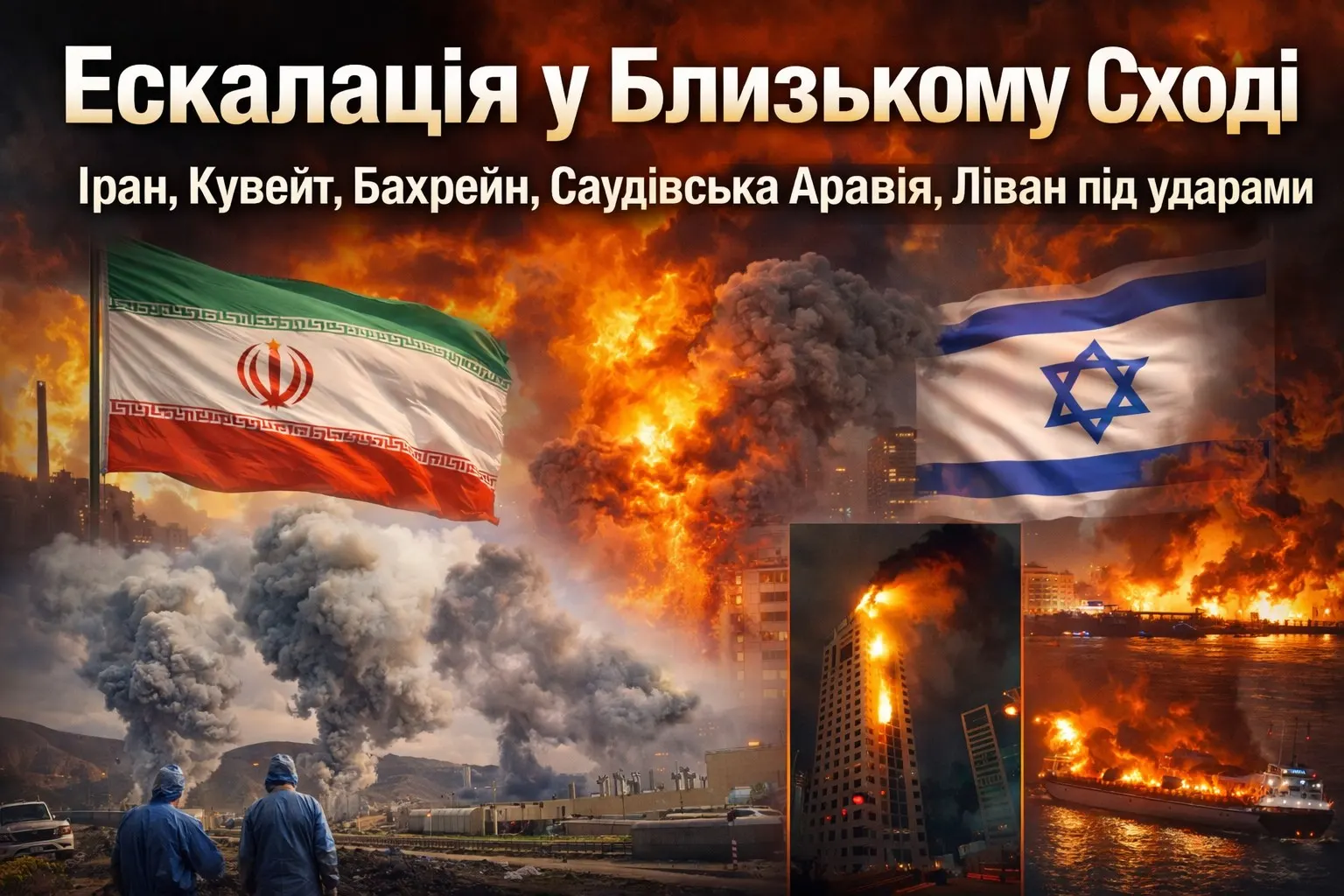 Близький Схід на межі ще більшої ескалації: удари по Ірану, атаки в Кувейті, Бахрейні, Саудівській Аравії та Лівані