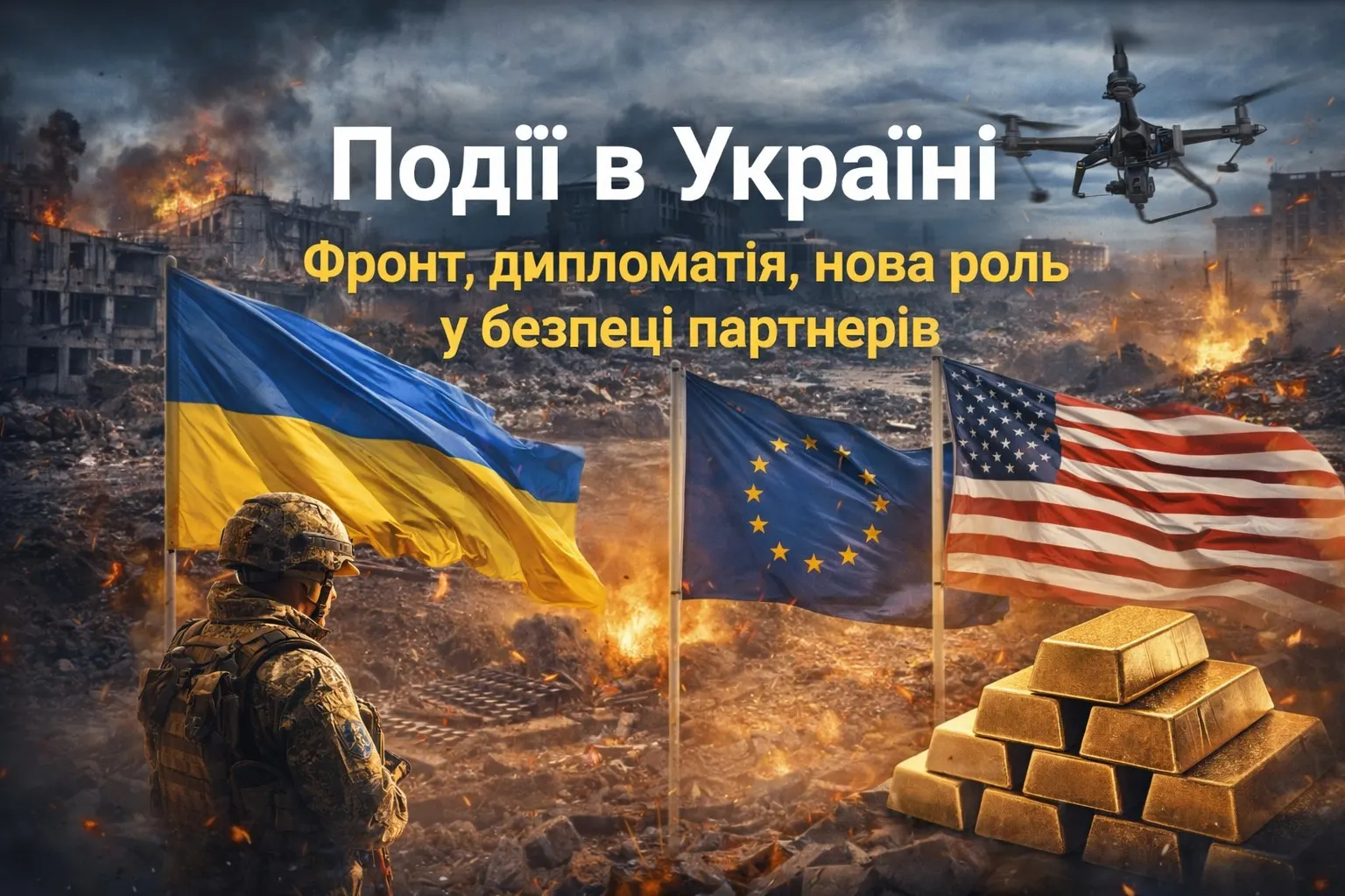 Україна станом на 9 березня: фронт, дипломатія і нова роль у безпеці партнерів