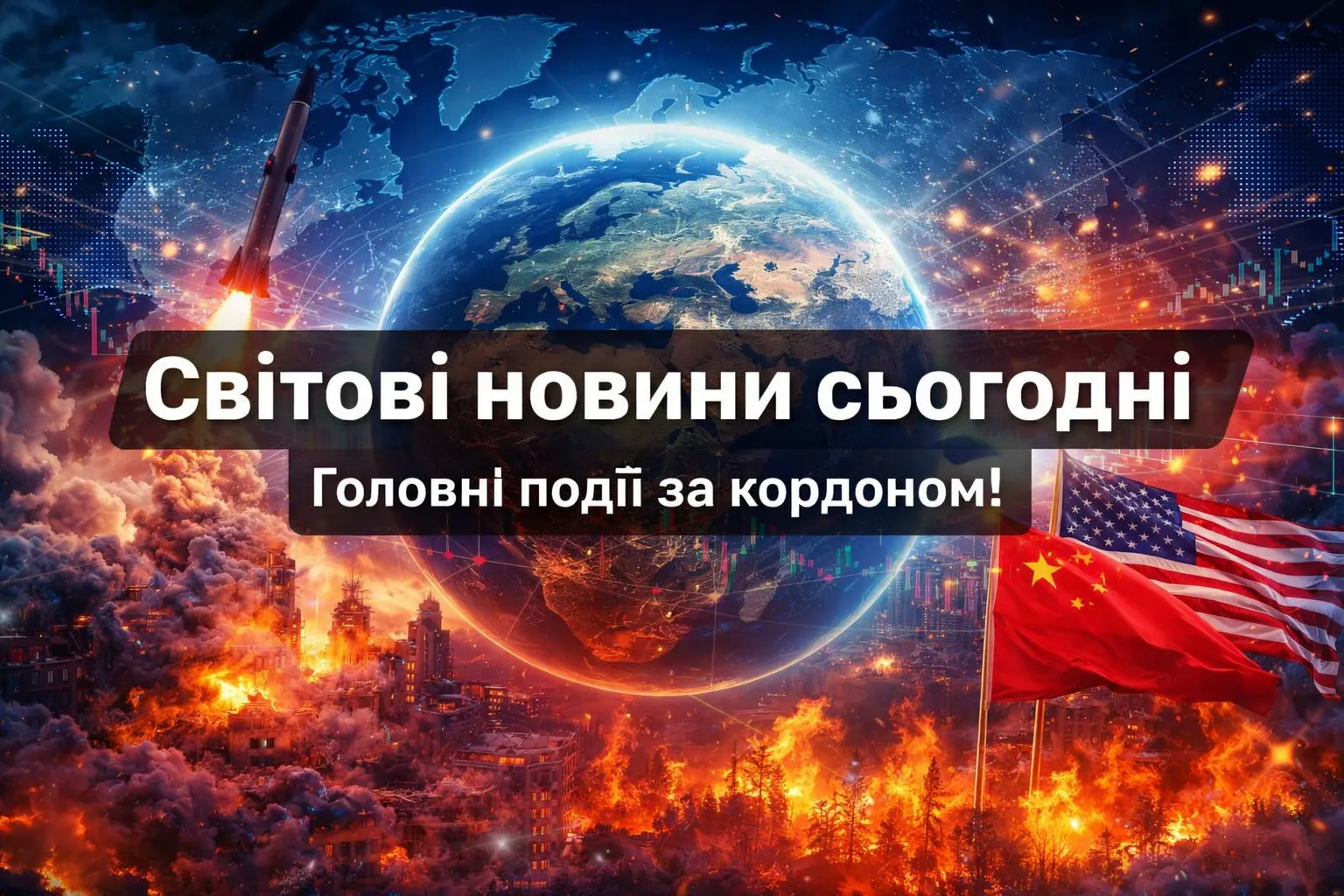 Світові новини сьогодні: головні події за кордоном, які варто знати