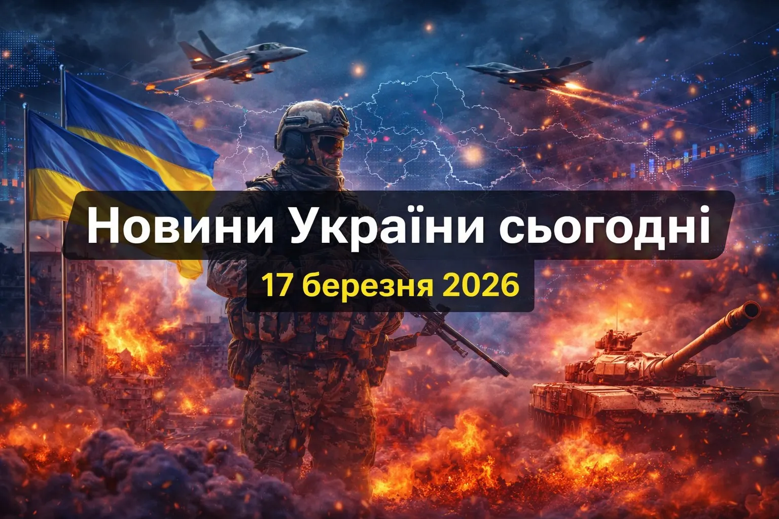 Новини України сьогодні: 17 березня 2026