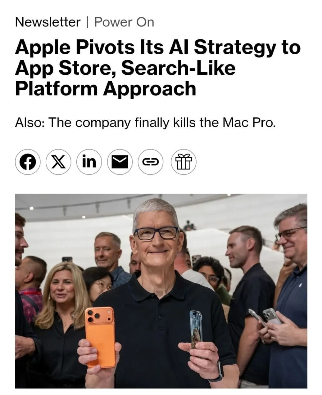 Apple втрачає AI-спеціалістів: компанія платить сотні тисяч, щоб зупинити відтік кадрів