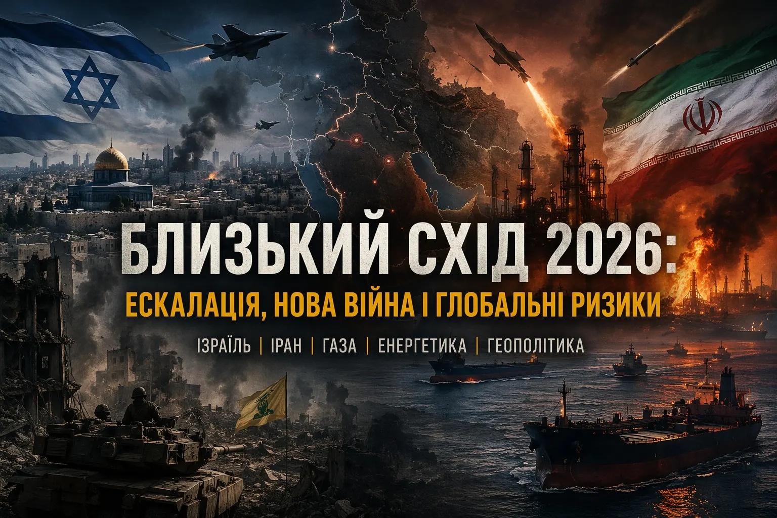 Близький Схід 2026: ескалація, нова війна і глобальні ризики