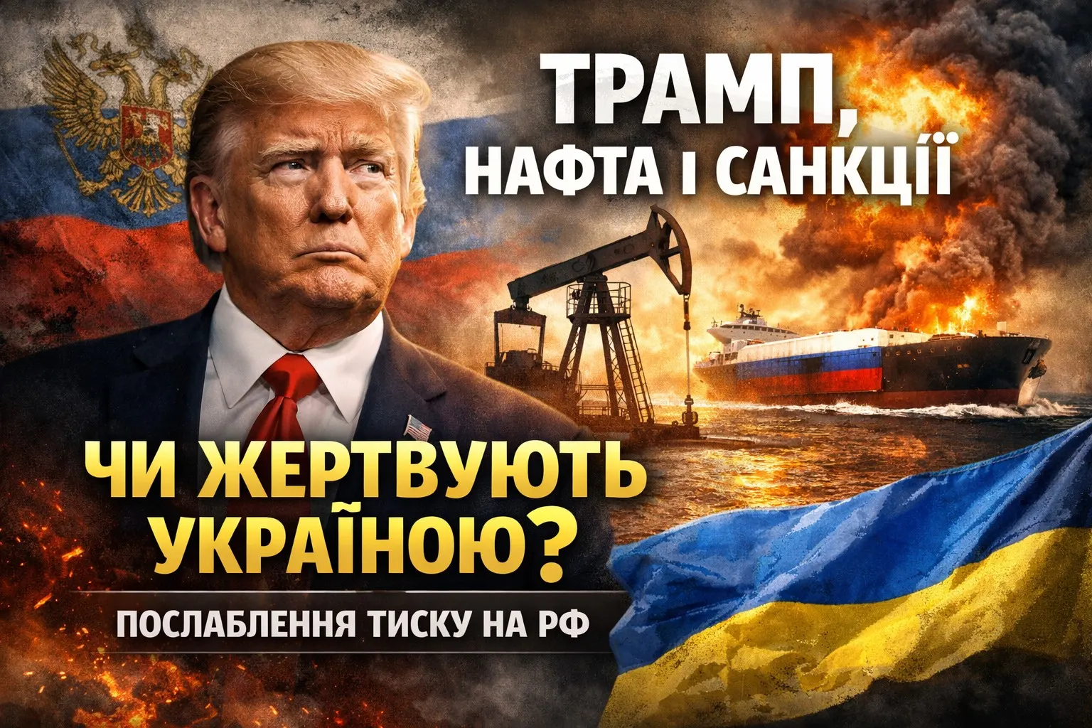 Трамп, нафта і санкції: чи справді США послаблюють тиск на РФ заради політики