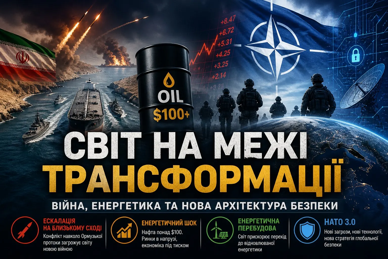 Світ на межі трансформації: війна, енергетика та нова архітектура безпеки “НАТО 3.0”