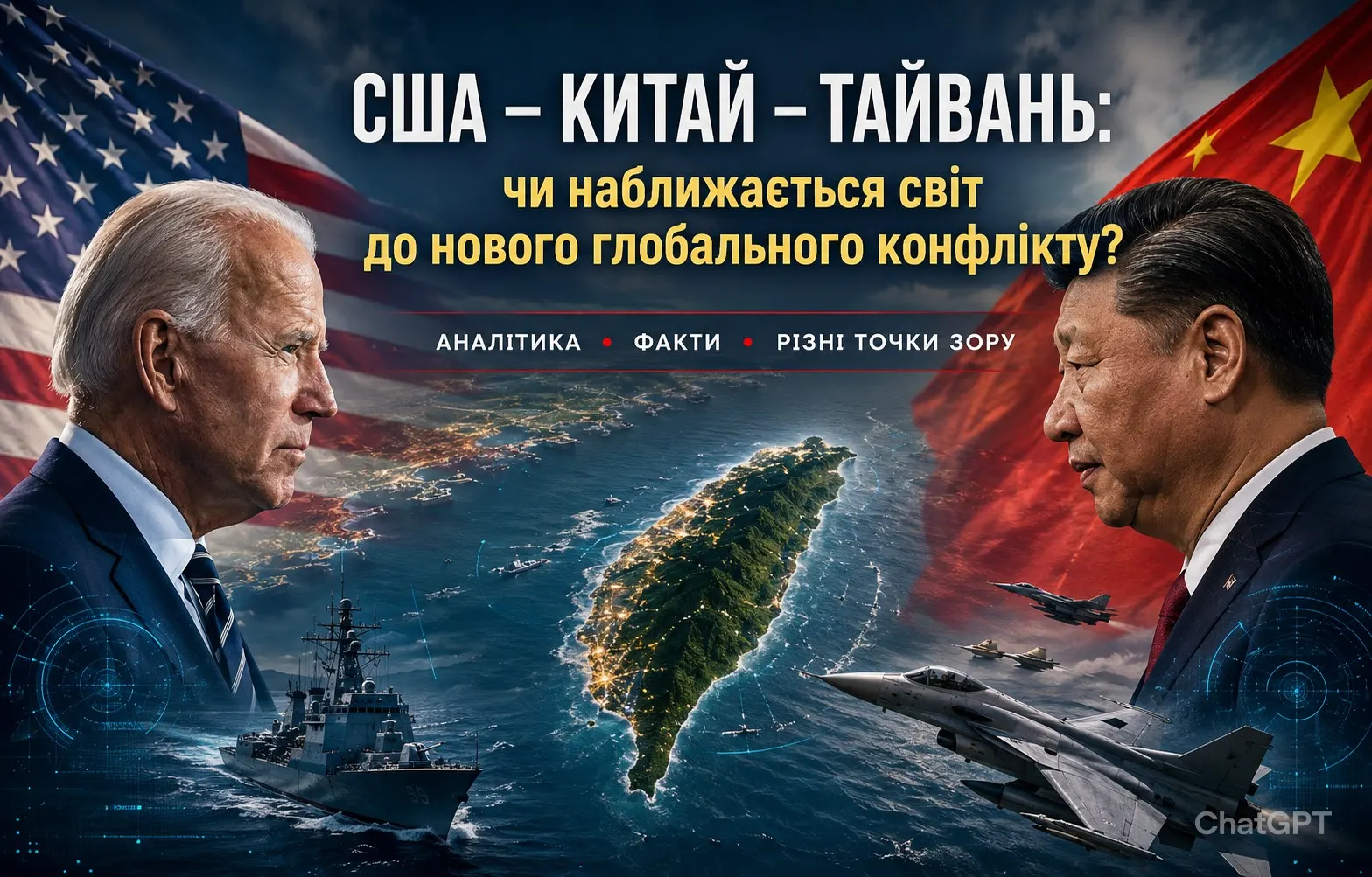 США – Китай – Тайвань: чи наближається світ до нового глобального конфлікту?