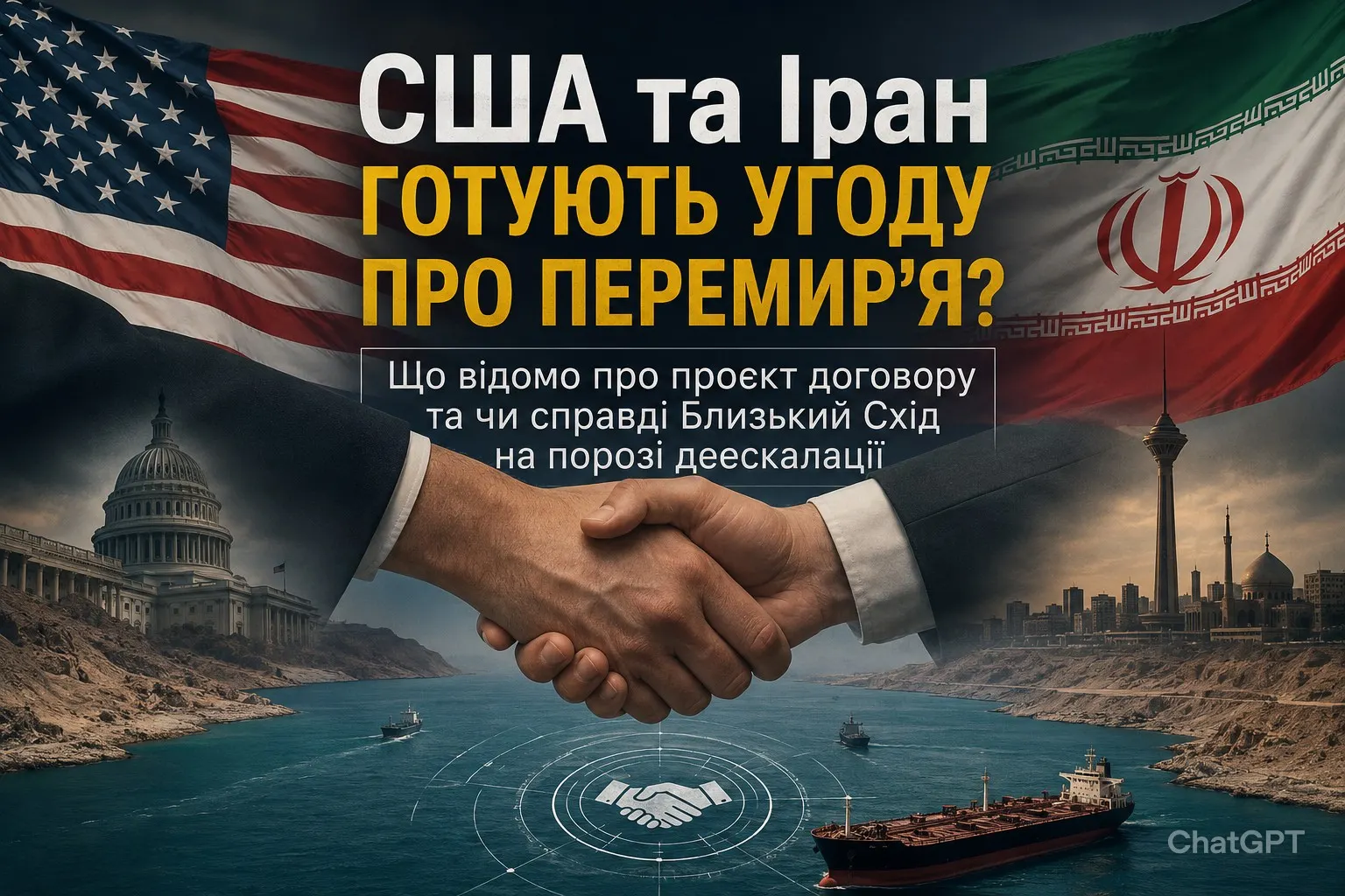 США та Іран готують масштабну угоду про перемир’я? Що відомо про «злитий» проєкт договору та чи справді Близький Схід стоїть на порозі деескалації