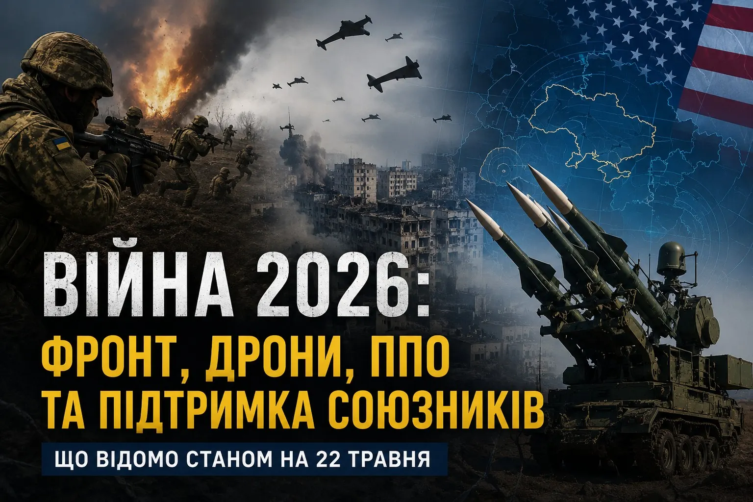 Війна 2026: найгарячіші бої на фронті, нова допомога США та хвиля дронових атак по Україні