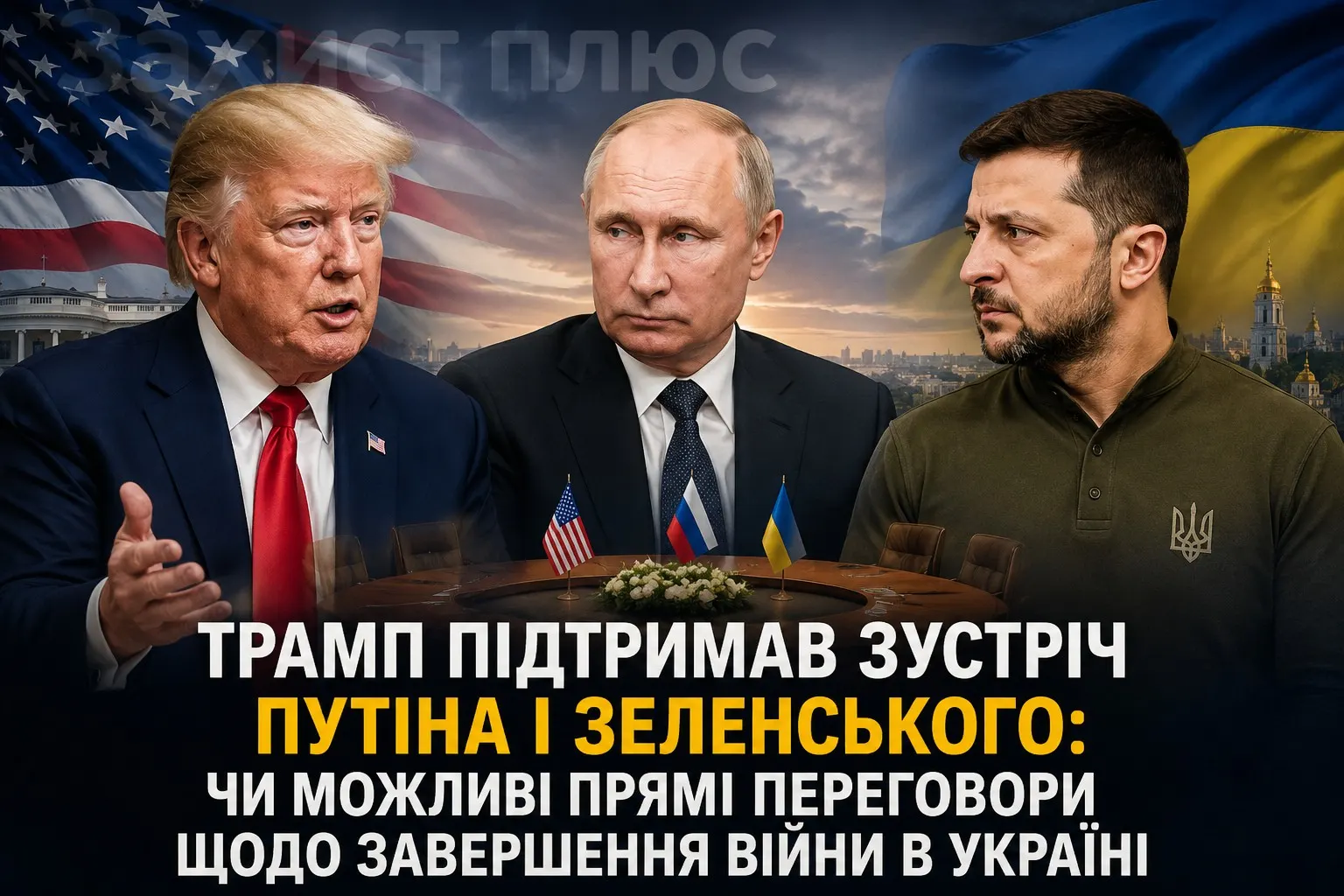 США тиснуть на мирні переговори? Чому Трамп закликав до зустрічі Путіна і Зеленського та що це може означати для України