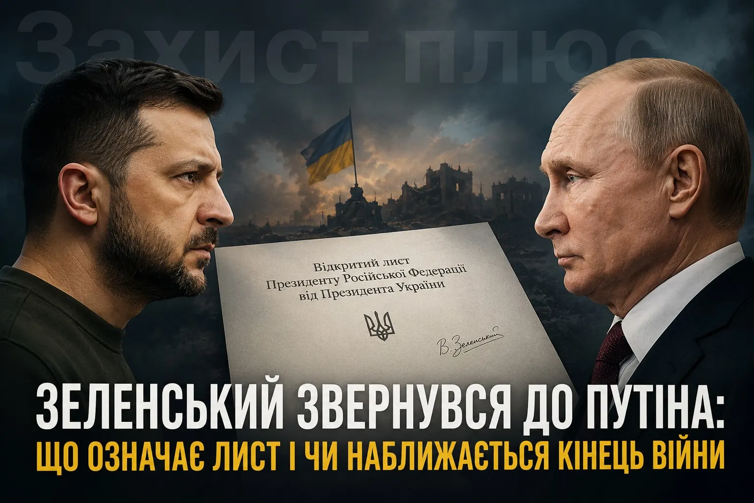 Зеленський звернувся до Путіна з відкритим листом: чи наближається кінець війни, чи це новий етап великої дипломатичної гри?