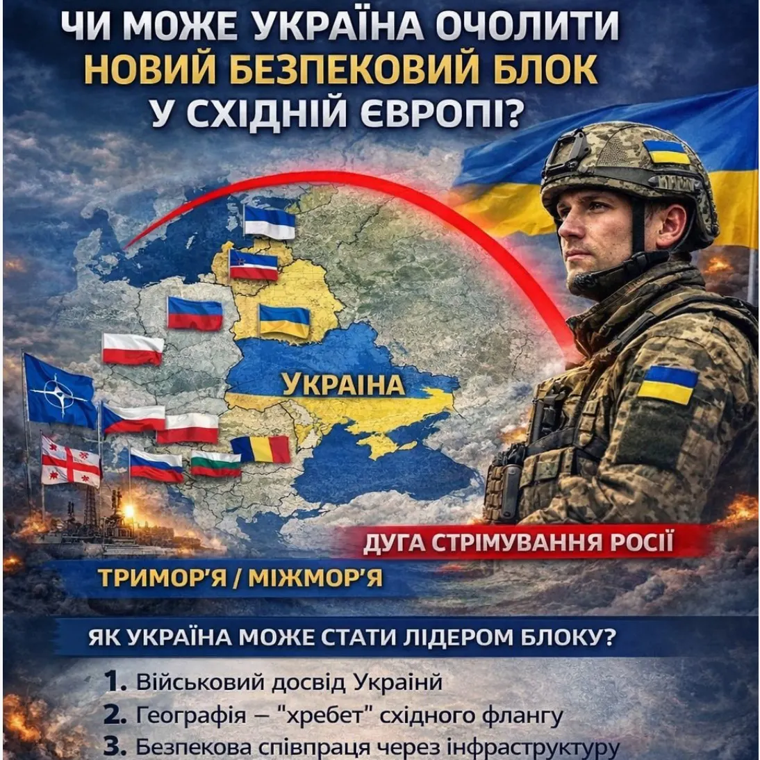 Чи може Україна очолити “новий безпековий блок” у Східній Європі