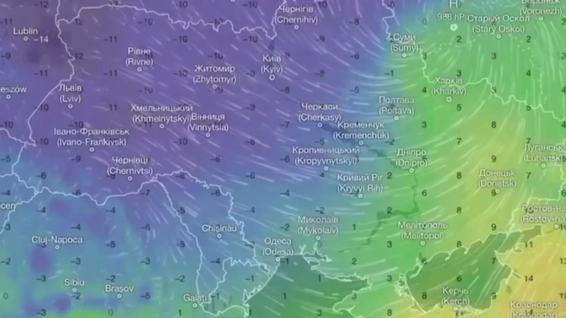 В Україну повертаються морози та сніг
