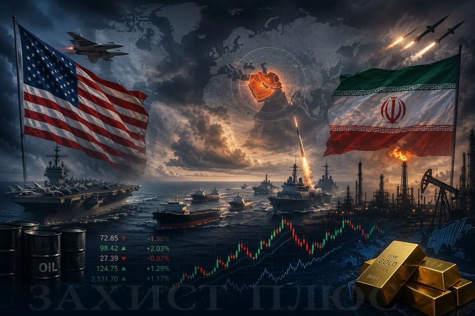 США та Іран на межі великої війни: як ескалація на Близькому Сході впливає на світову економіку та чому конфлікти одночасно в Україні й на Близькому Сході змінюють глобальну безпеку