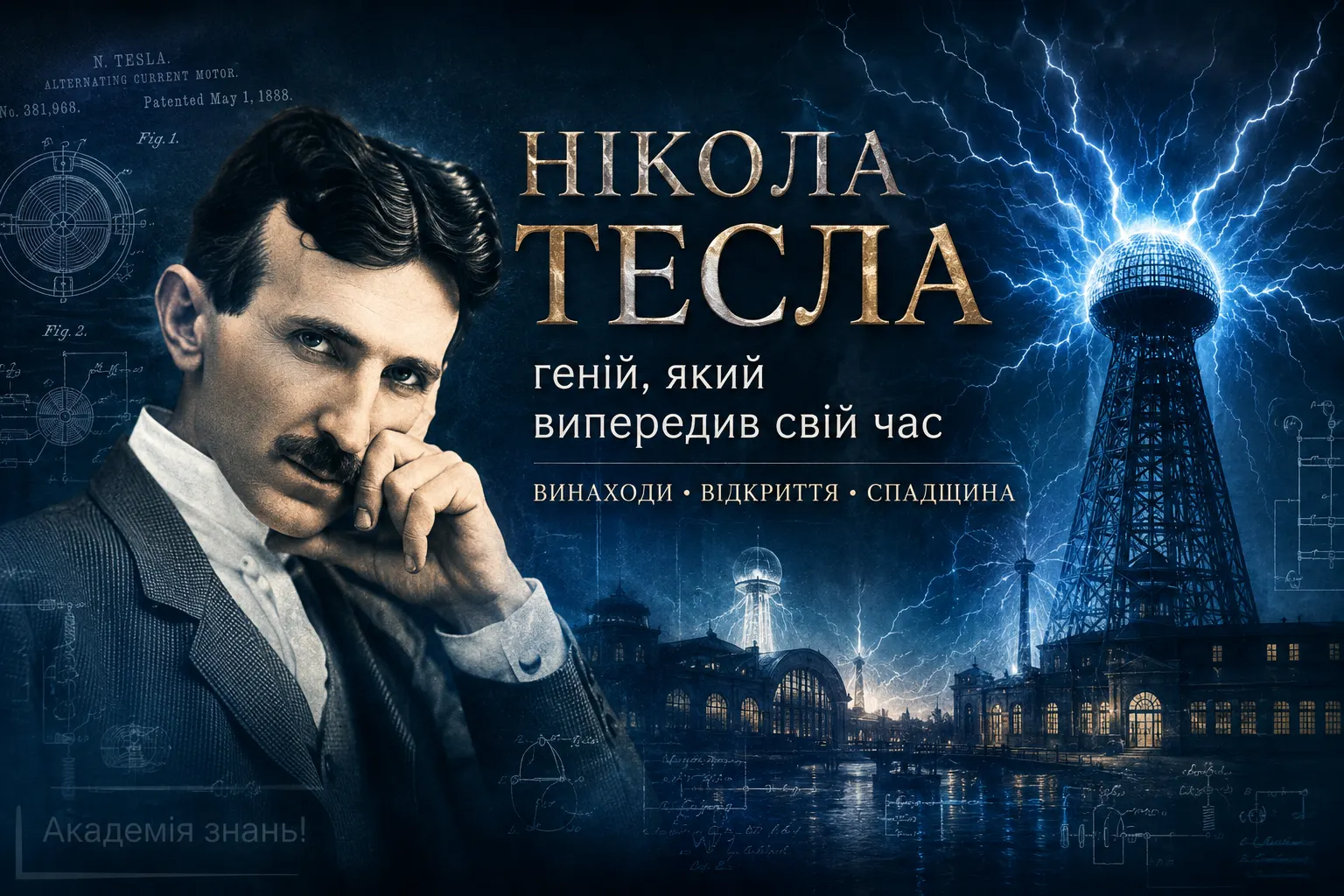 Нікола Тесла: геній, який випередив свій час. Біографія, винаходи, відкриття та спадщина людини, що змінила світ