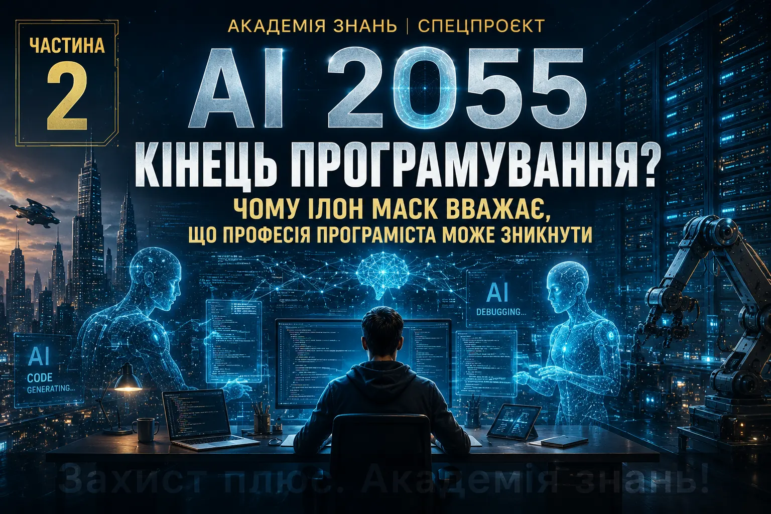 AI 2055: ЛЮДИНА ПІСЛЯ РОБОТИ. ХТО ЗАЛИШИТЬЬСЯ ПОТРІБНИМ? 2 частина