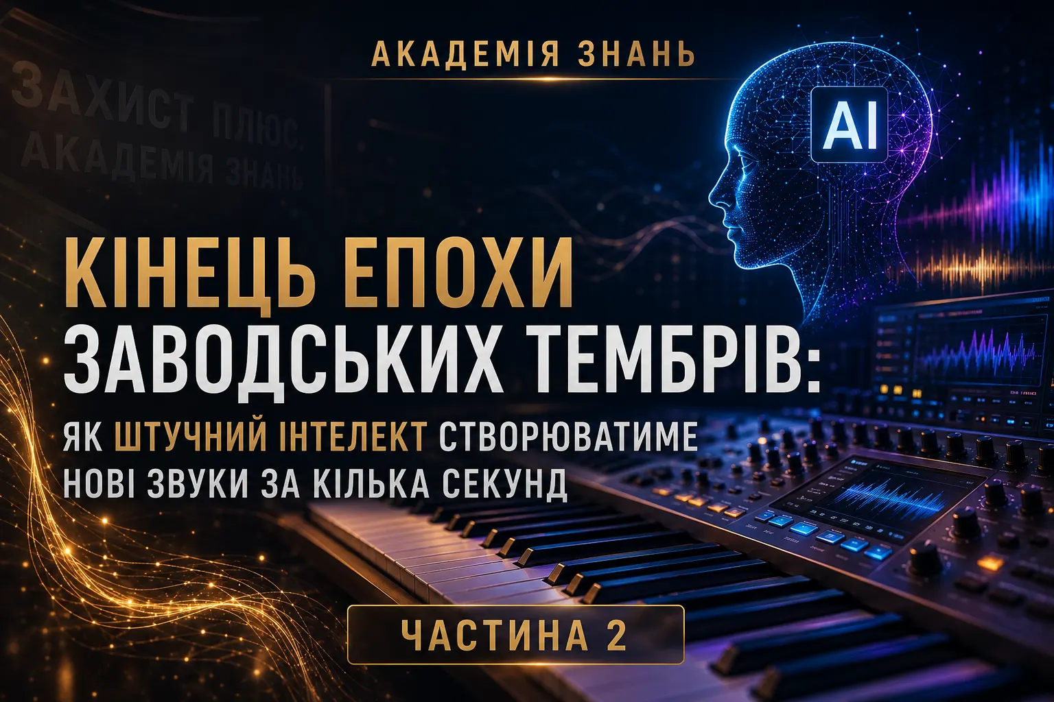 Кінець епохи заводських тембрів: як штучний інтелект створюватиме нові звуки за кілька секунд