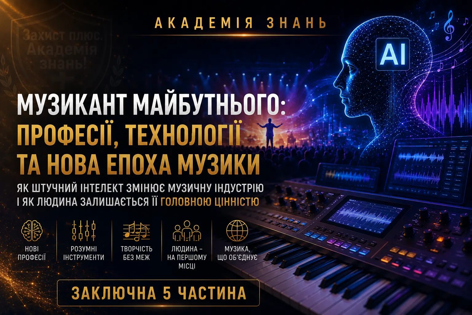 Музикант майбутнього: які професії зникнуть, які народяться і як штучний інтелект змінить музичну індустрію до 2040 року
