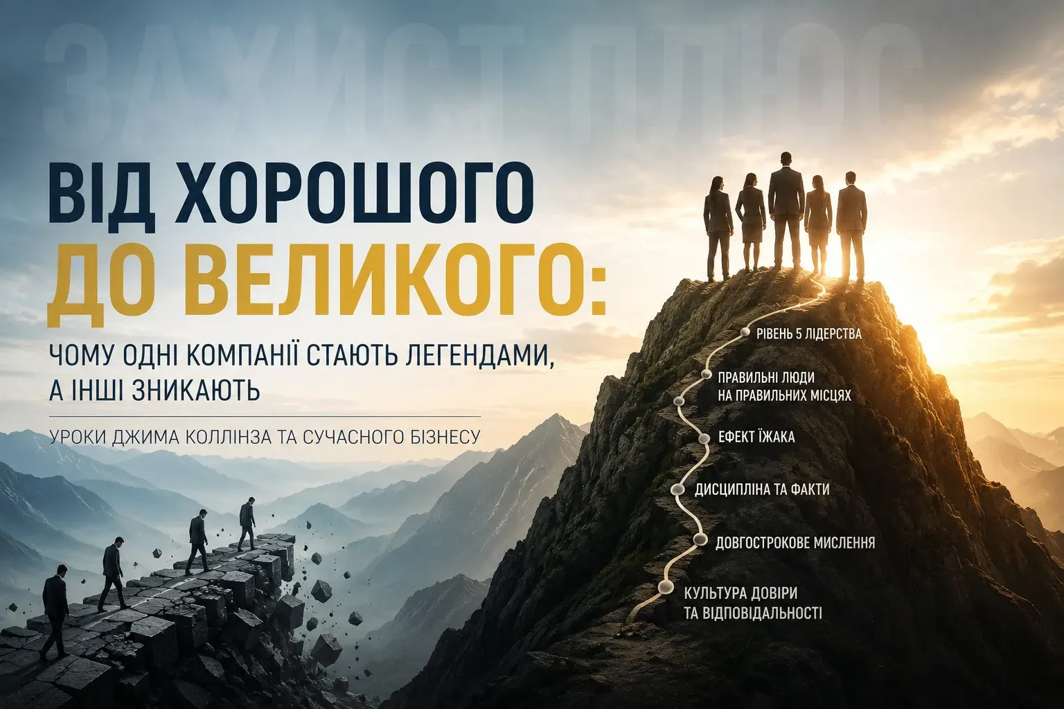 Від хорошого до великого: чому одні компанії стають легендами, а інші зникають. Уроки Джима Коллінза та сучасного бізнесу