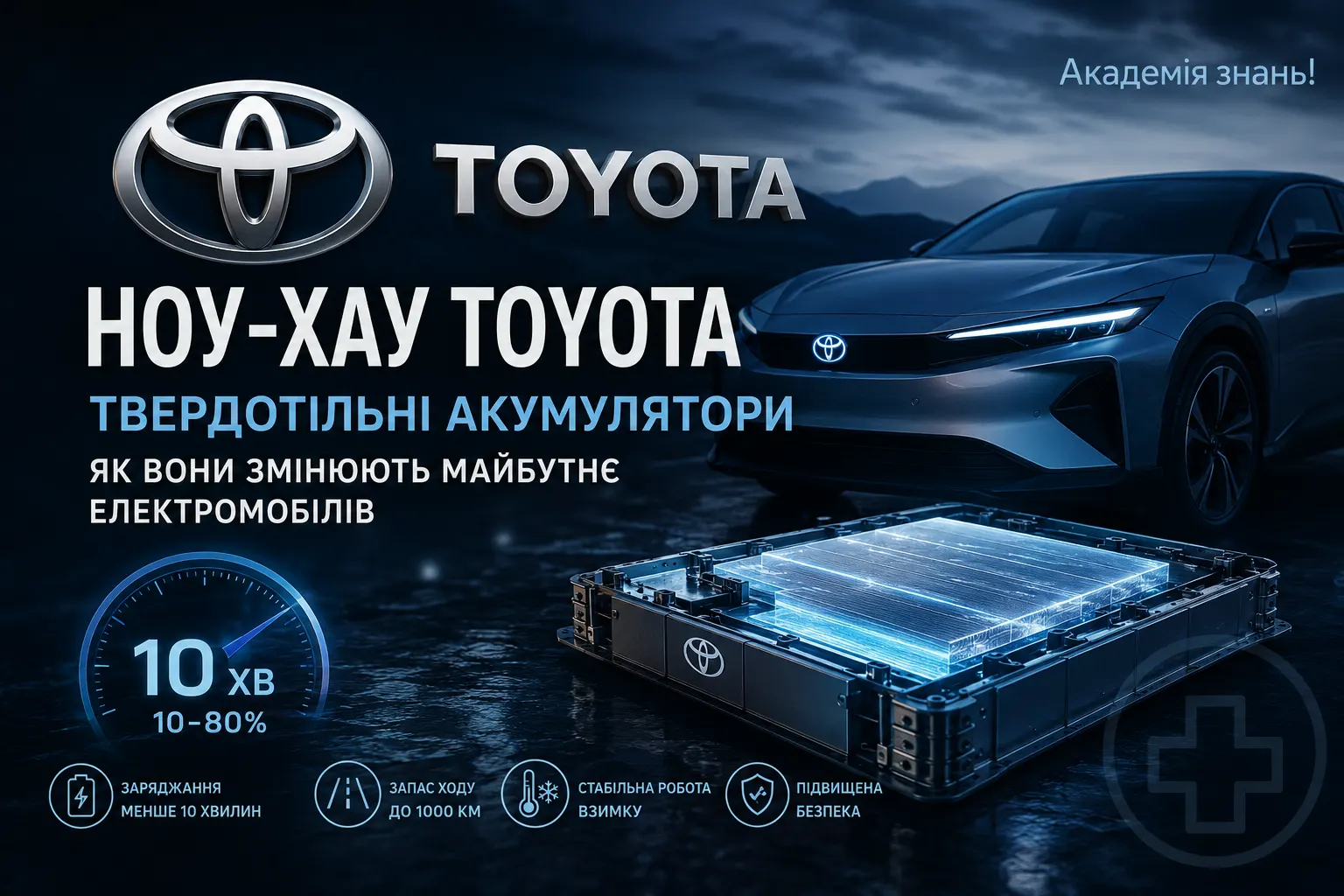 Ноу-хау Toyota: як твердотільні акумулятори можуть змінити майбутнє електромобілів