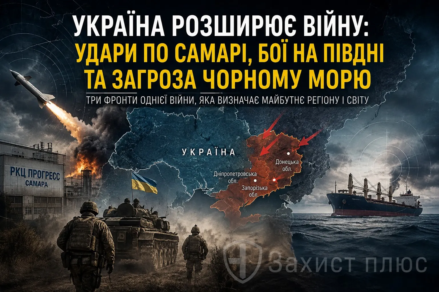 Україна переносить війну на стратегічну глибину Росії, але Москва посилює тиск: удари по Самарі, бої на півдні та загроза Чорному морю
