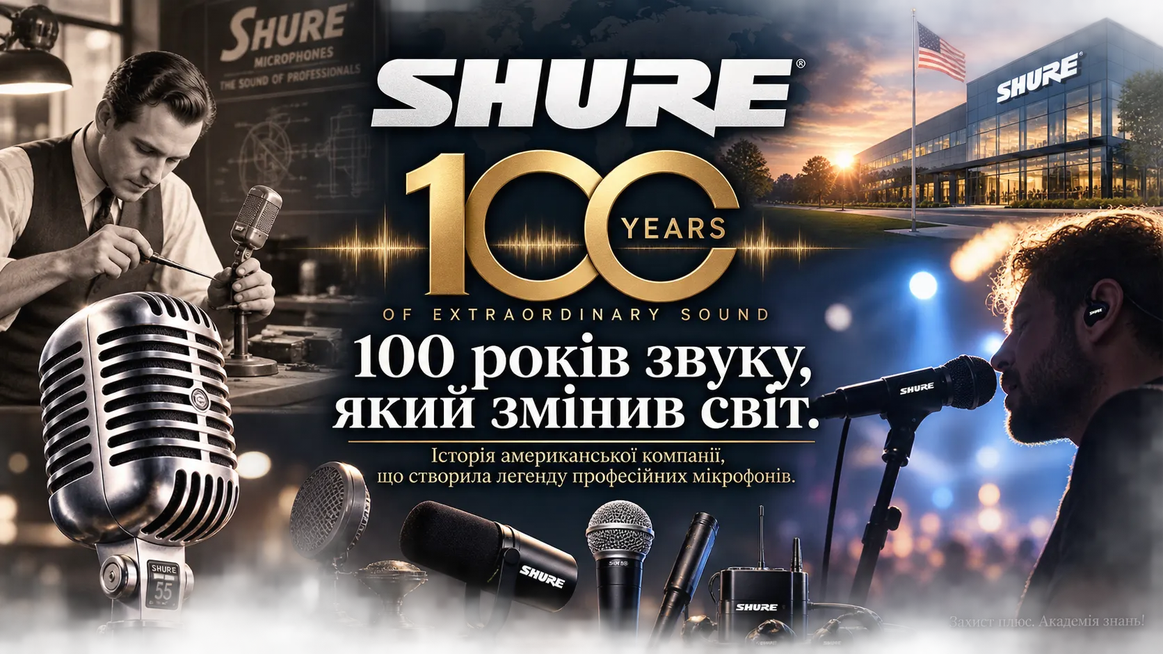 Shure: 100 років звуку, який змінив світ. Історія американської компанії, що створила легенду професійних мікрофонів