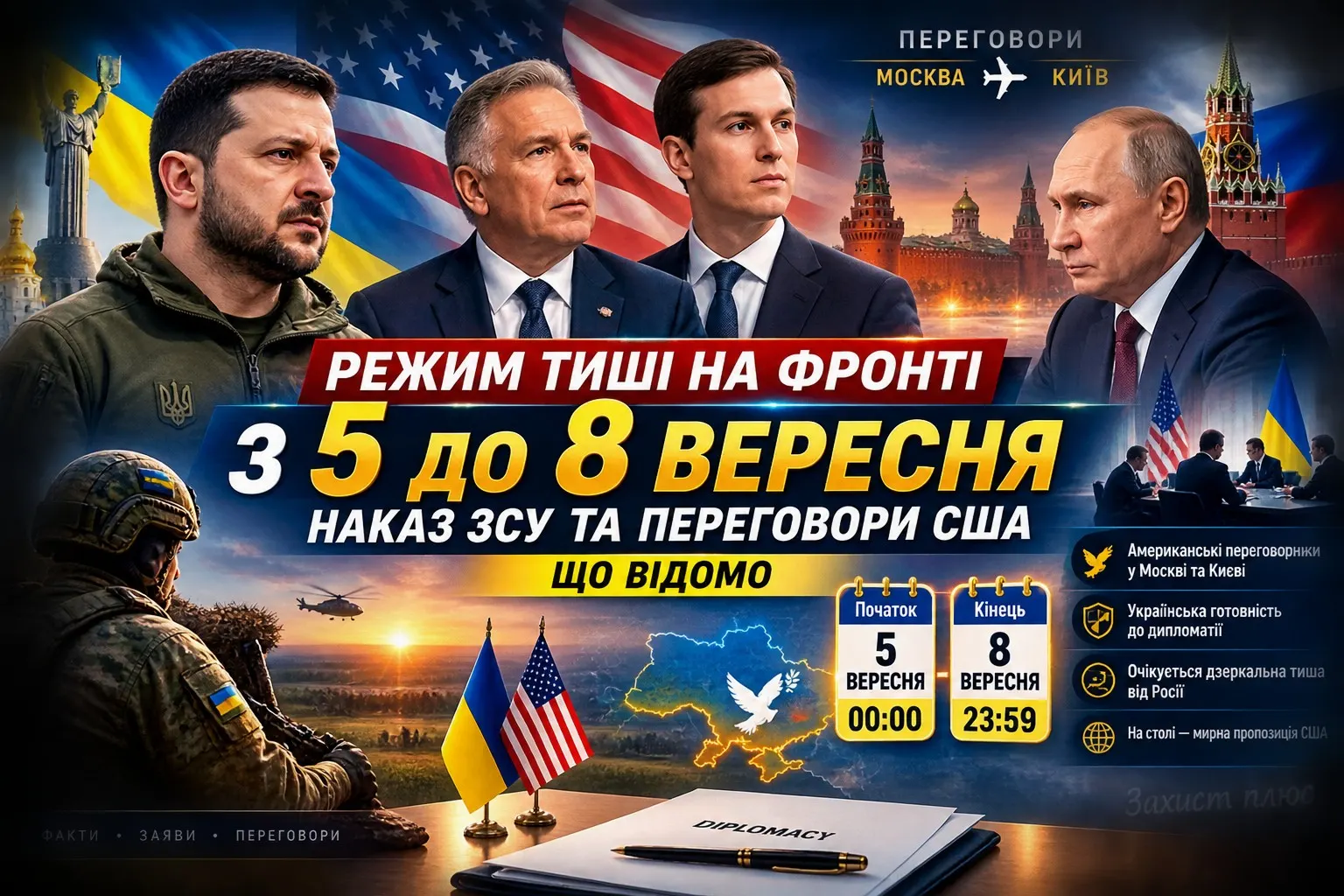 Режим тиші на фронті з 5 до 8 вересня: що відомо