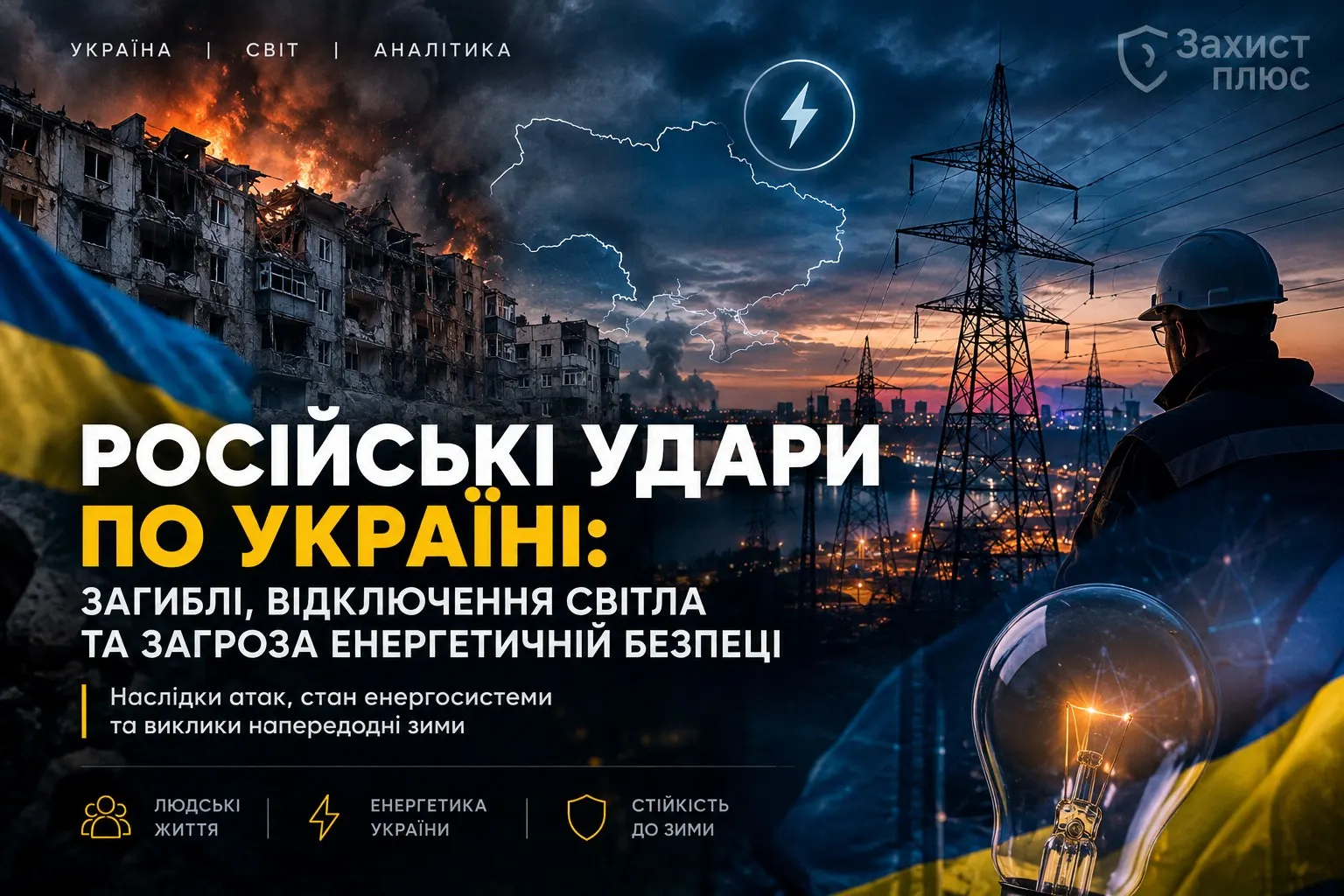 Російські удари по Україні 16–17 жовтня 2026 року: загиблі, масштабні відключення світла та загроза енергетичній безпеці напередодні зими